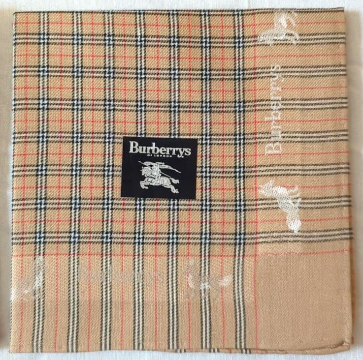 (未使用)Burberryハンカチ15枚セット