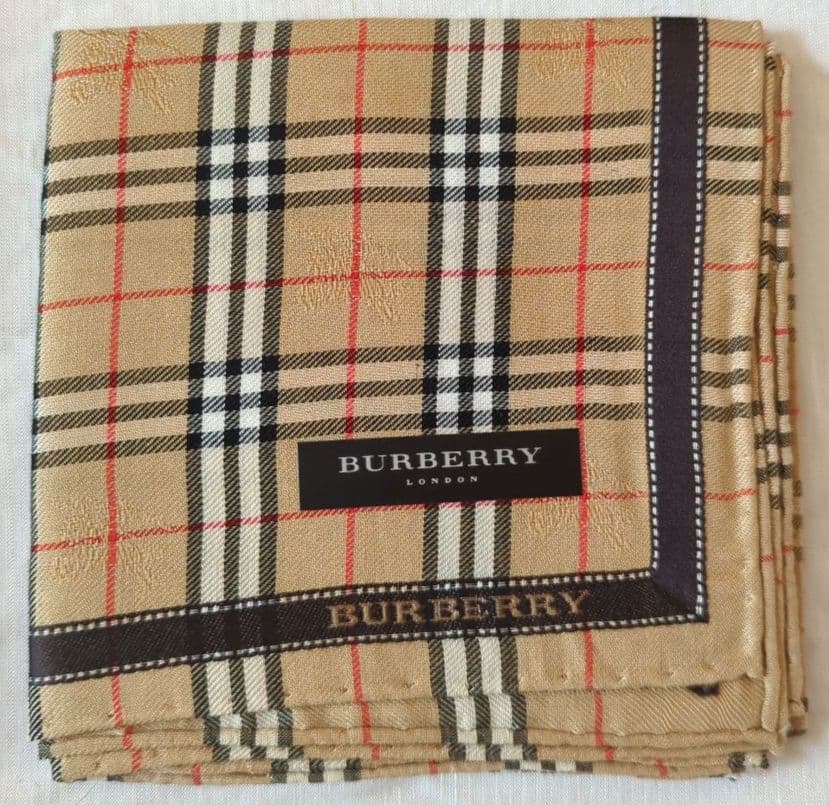 (未使用)Burberryハンカチ15枚セット