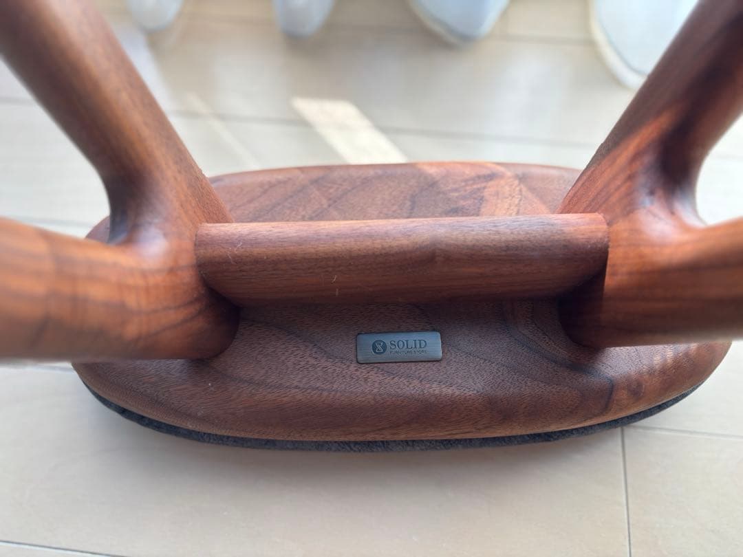 ナガノインテリア　キッチンスツール　コッペ　木製　ミヤモト家具　SOLID