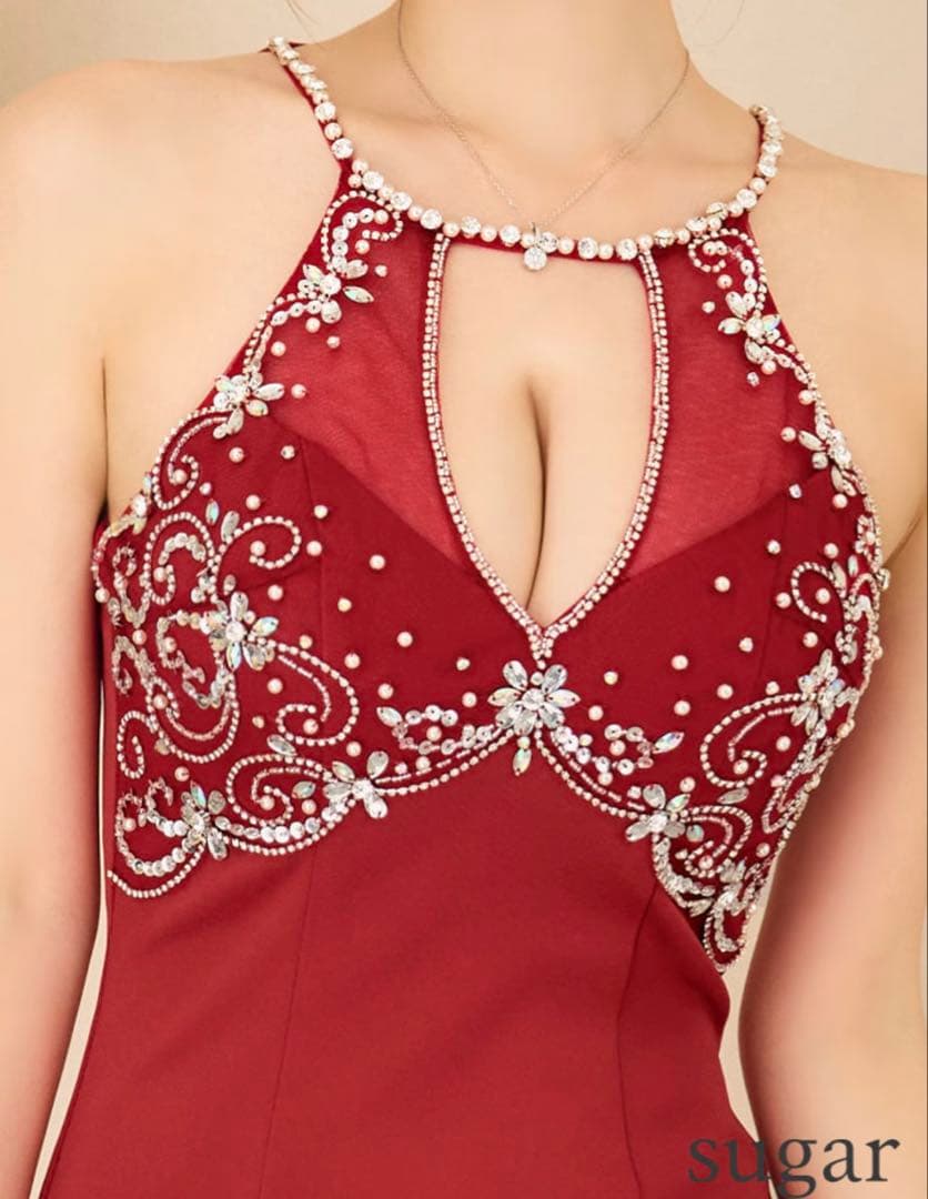 Angel R ビジュードレス　レッド　Sサイズ