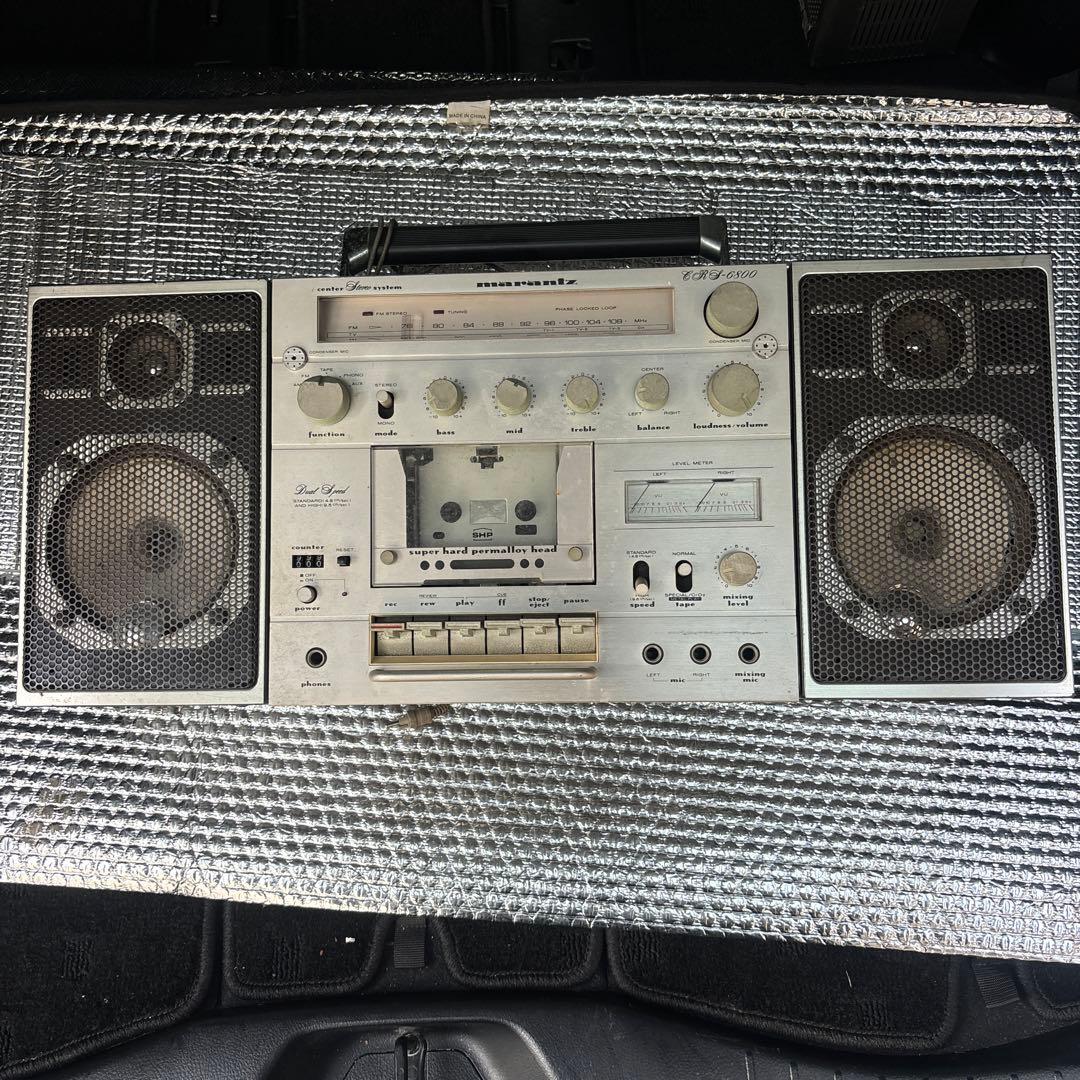 marantz CRS-6800 カセットデッキ　ラジカセ　ジャンク品