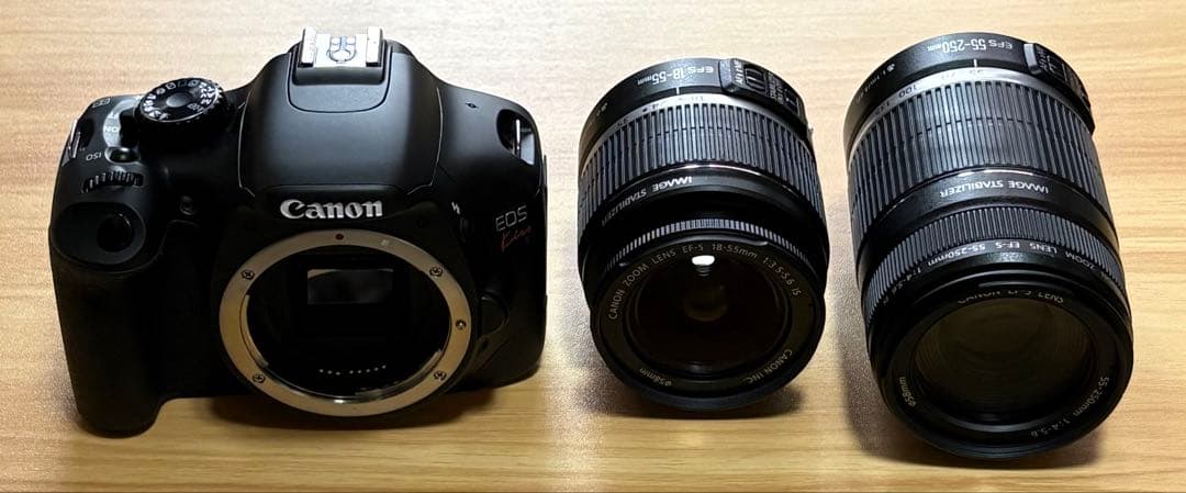 Canon EOS Kiss X4 一眼レフカメラ ダブルレンズ