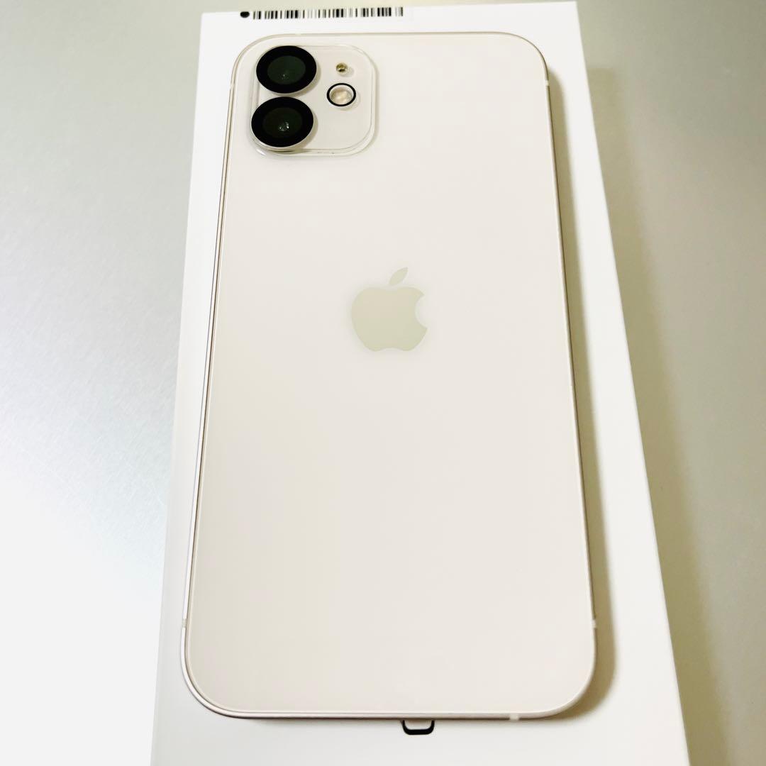 【美品】iPhone 12 本体 128GB SIMフリー （ホワイト）送料無料