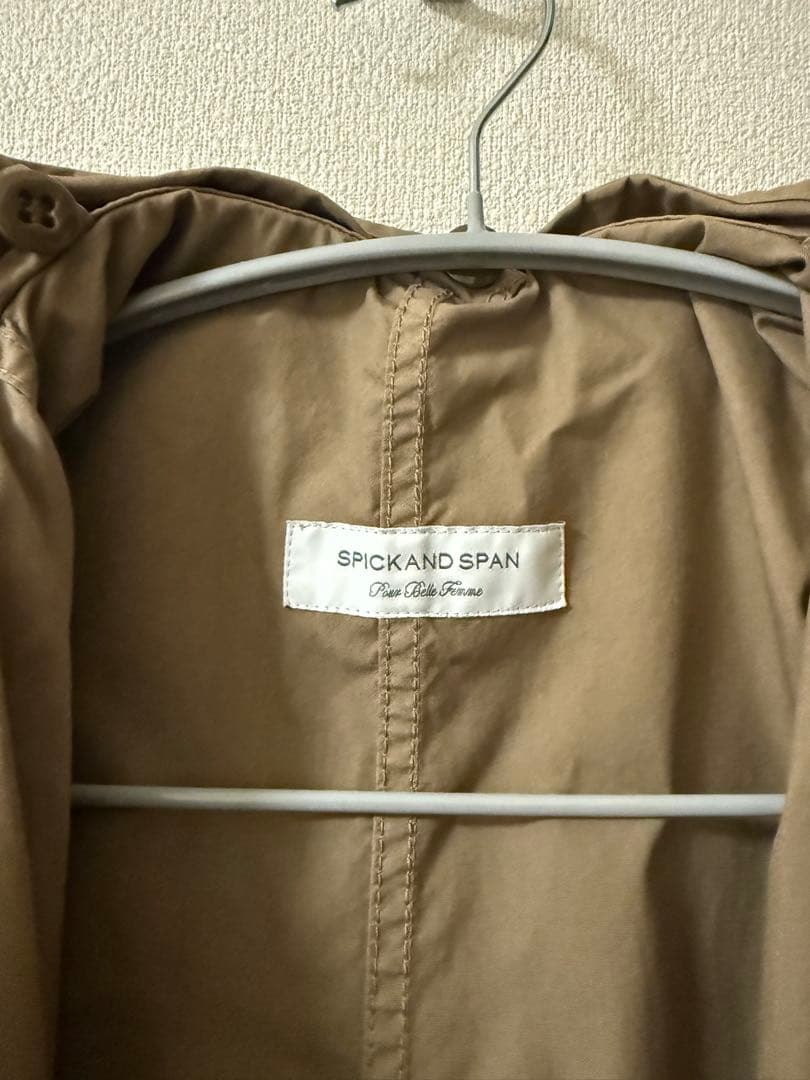 SPICK AND SPAN ベージュ モッズコート