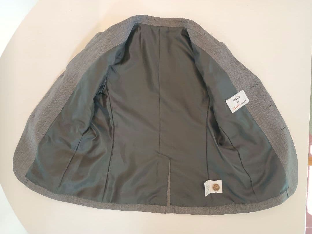 フォーマルスーツ 120cm グレー チェック柄　4点セット