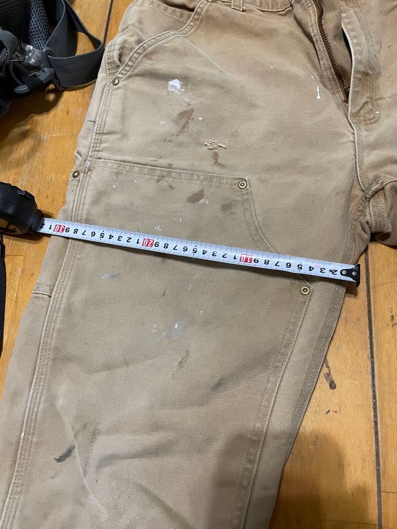 n*e様 Carhartt カーハートダブルニーB01 ペインターパンツ 34x