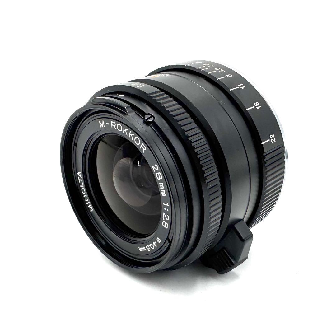 MINOLTA ミノルタM-ROKKOR 28mm f2.8 Mマウントレンズ