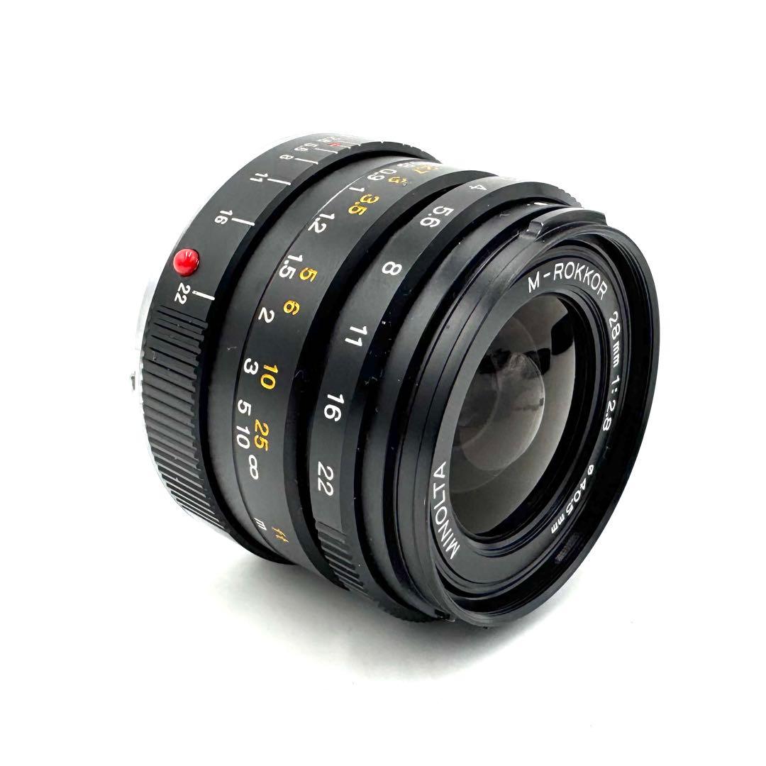 MINOLTA ミノルタM-ROKKOR 28mm f2.8 Mマウントレンズ