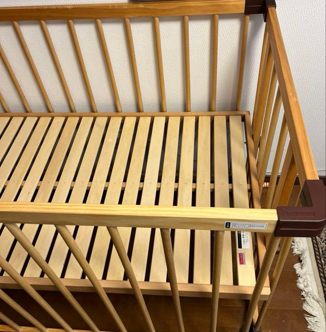 フォルスカ　ベッドサイドベッド　キャスター付　ジョイント用安全ベルト付