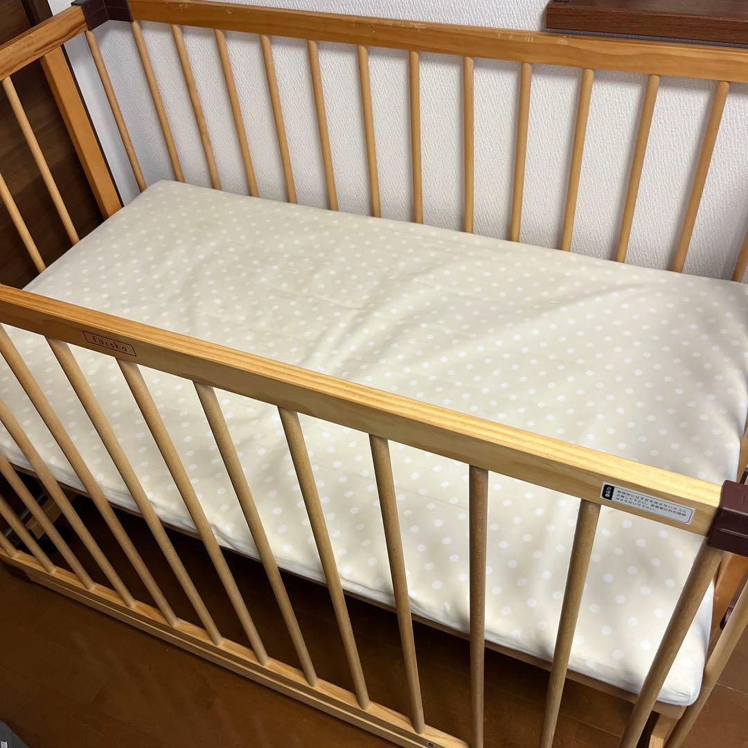 フォルスカ　ベッドサイドベッド　キャスター付　ジョイント用安全ベルト付