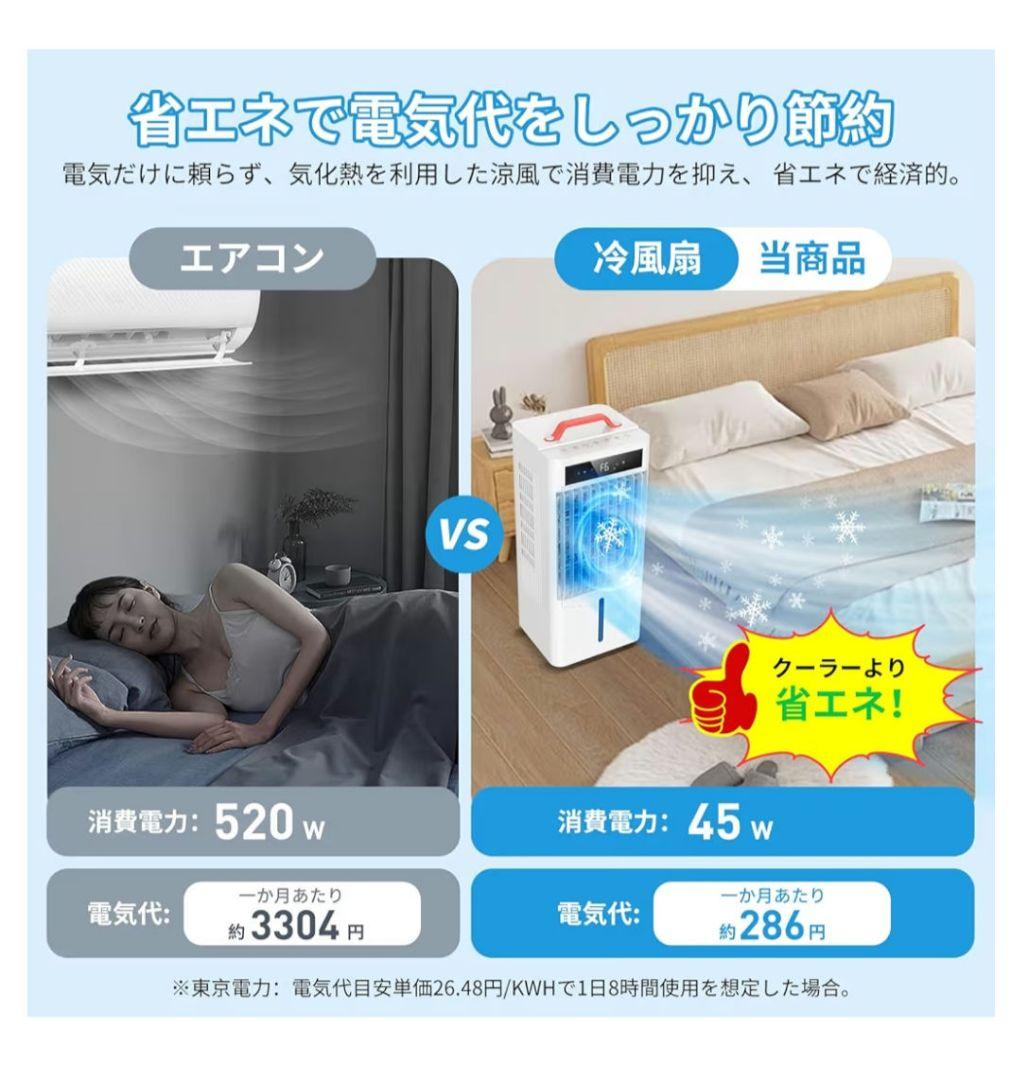 ♡冷風機♡10L大容量 2025年革新アップ 熱中症対策 冷風扇