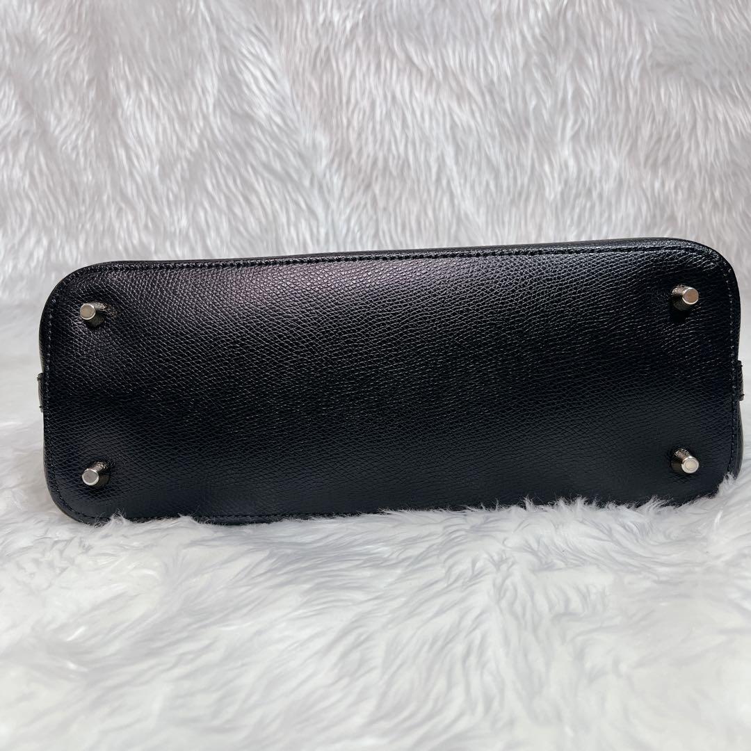 【未使用級✨️新型】FURLA パイパー ブラック レザー ハンドバッグ 極美品