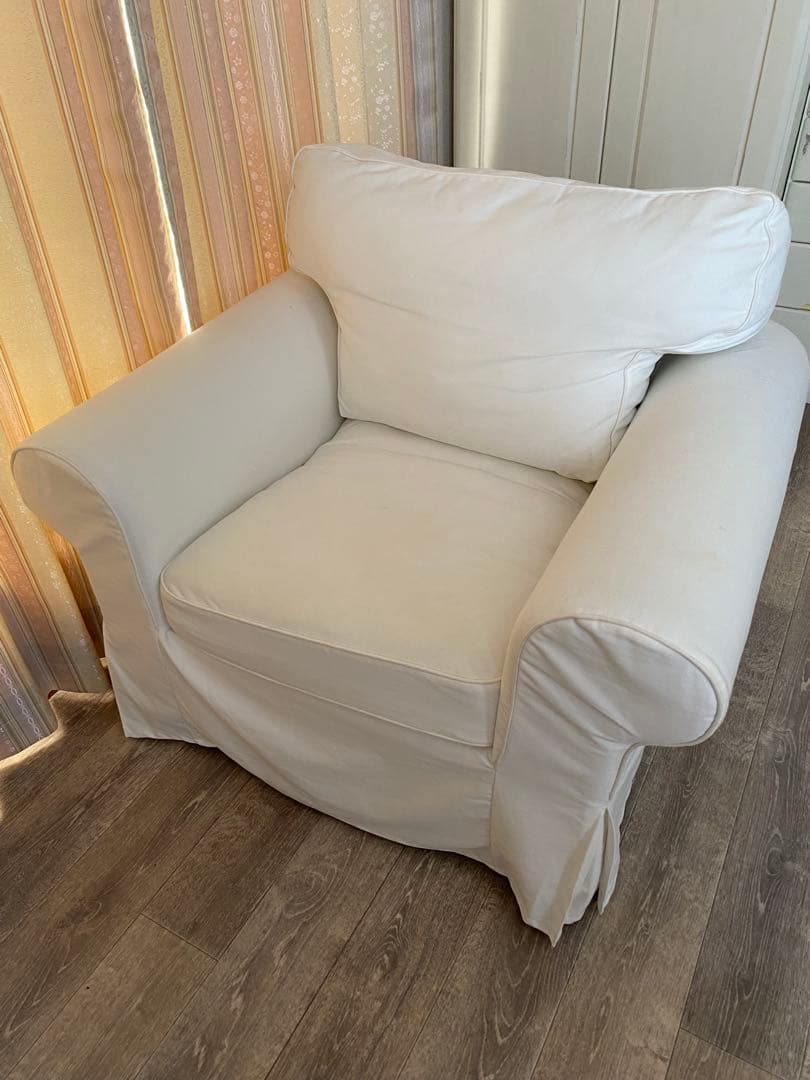 IKEAイケア EKTORPエークトルプ 1人掛けソファ ホワイト