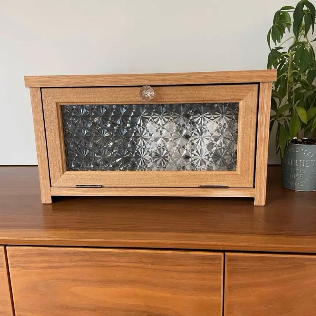 家具職人が作るレトロなブレッドケース　ホワイトオーク