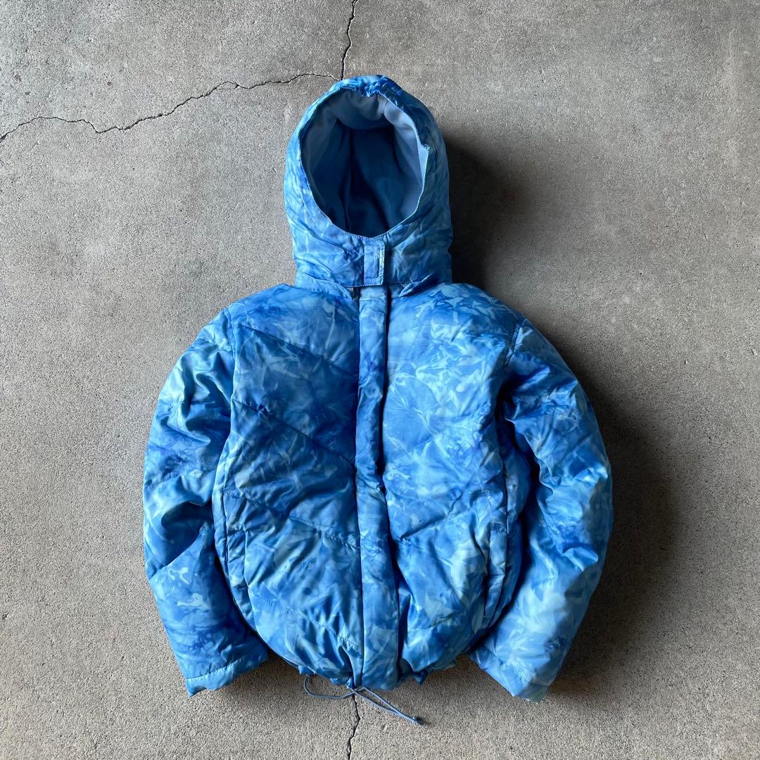00s old gap down parka 水色 短丈 archive