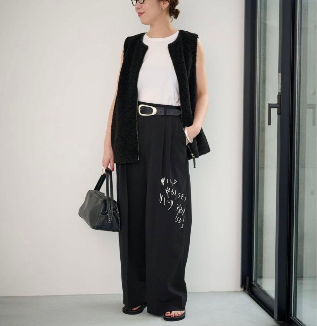 今月末迄値下げ価格★フレームワーク★2025AWボアベスト★送料無料