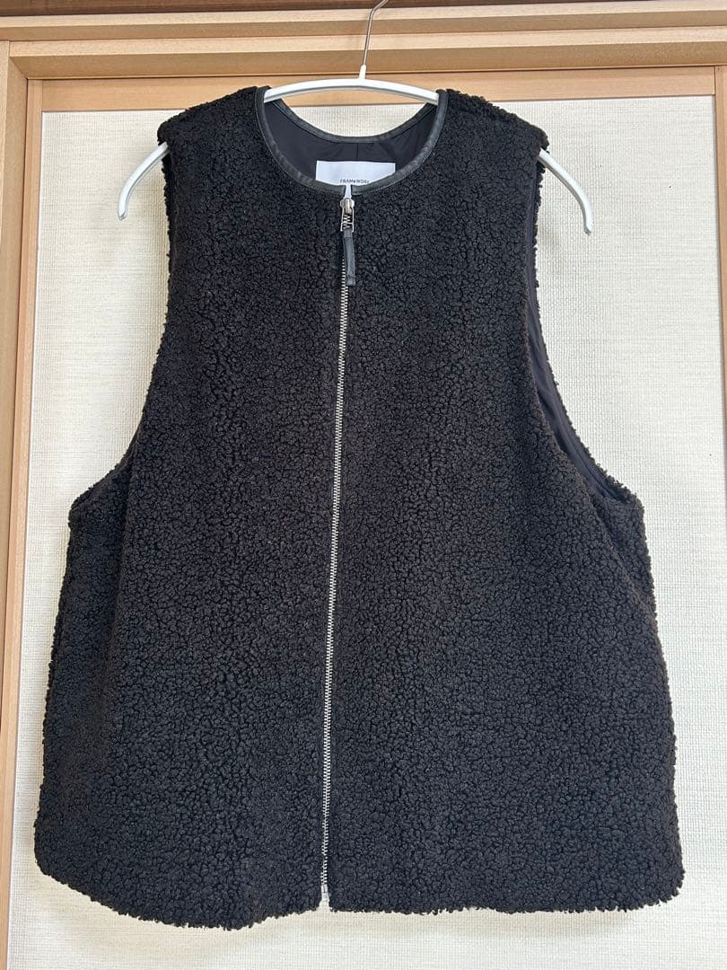 今月末迄値下げ価格★フレームワーク★2025AWボアベスト★送料無料