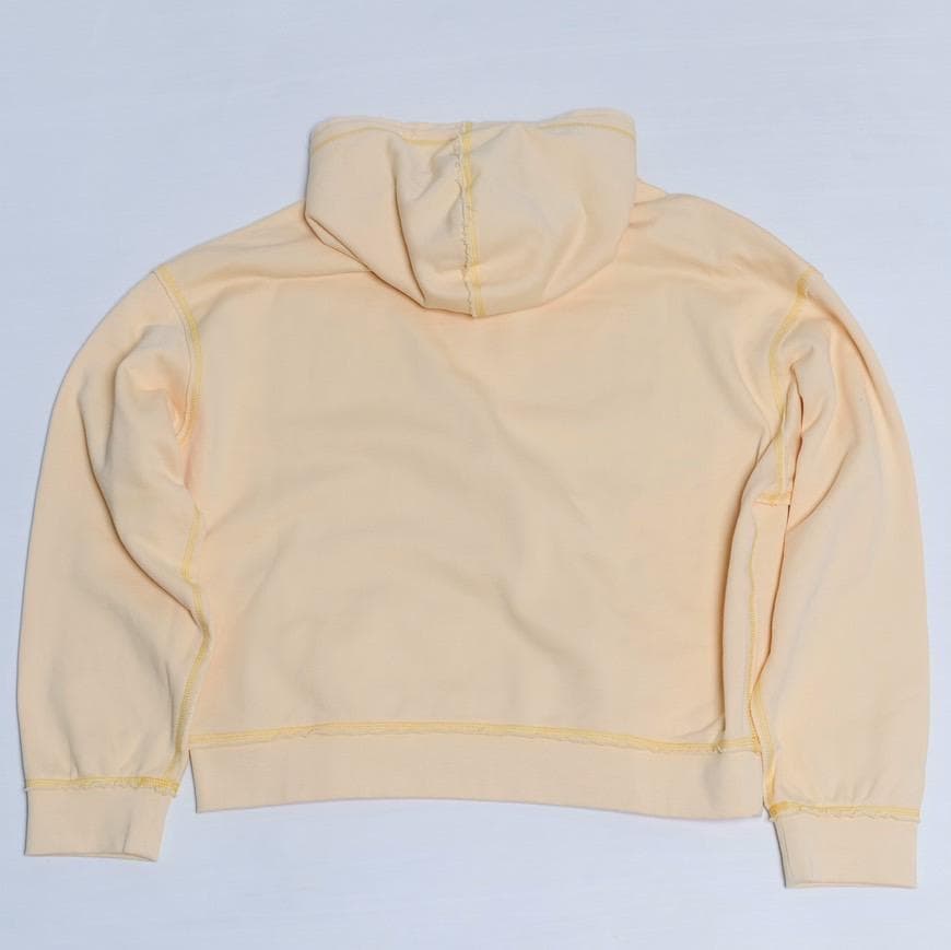即完売品 新品 仲里依紗 Re. アールイードット 生地ロゴフーディー イエロー