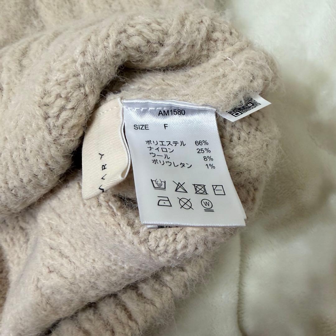 ワンピース Allyn cable knit dress ANDMARY