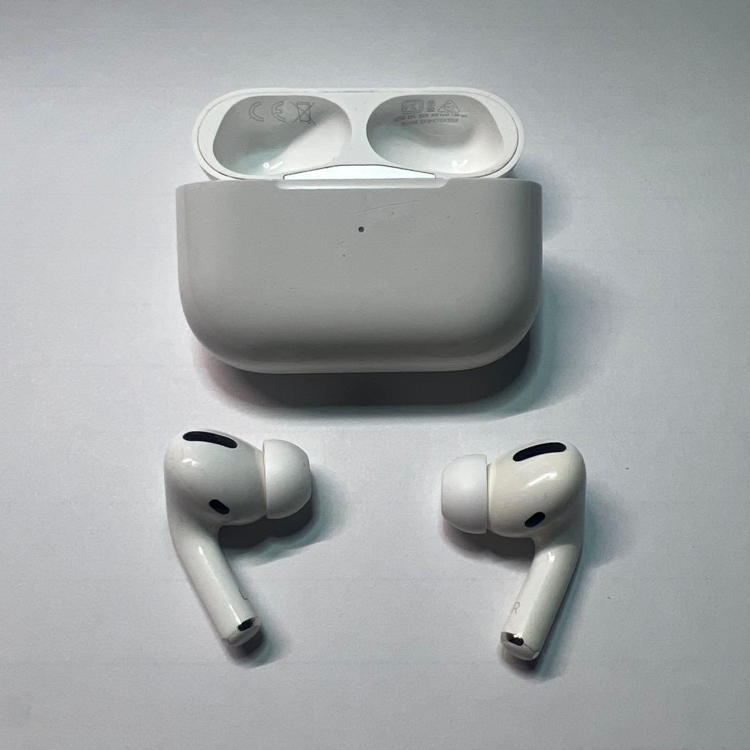 【動作確認済】AirPods Pro 本体 ホワイト 充電ケース付き