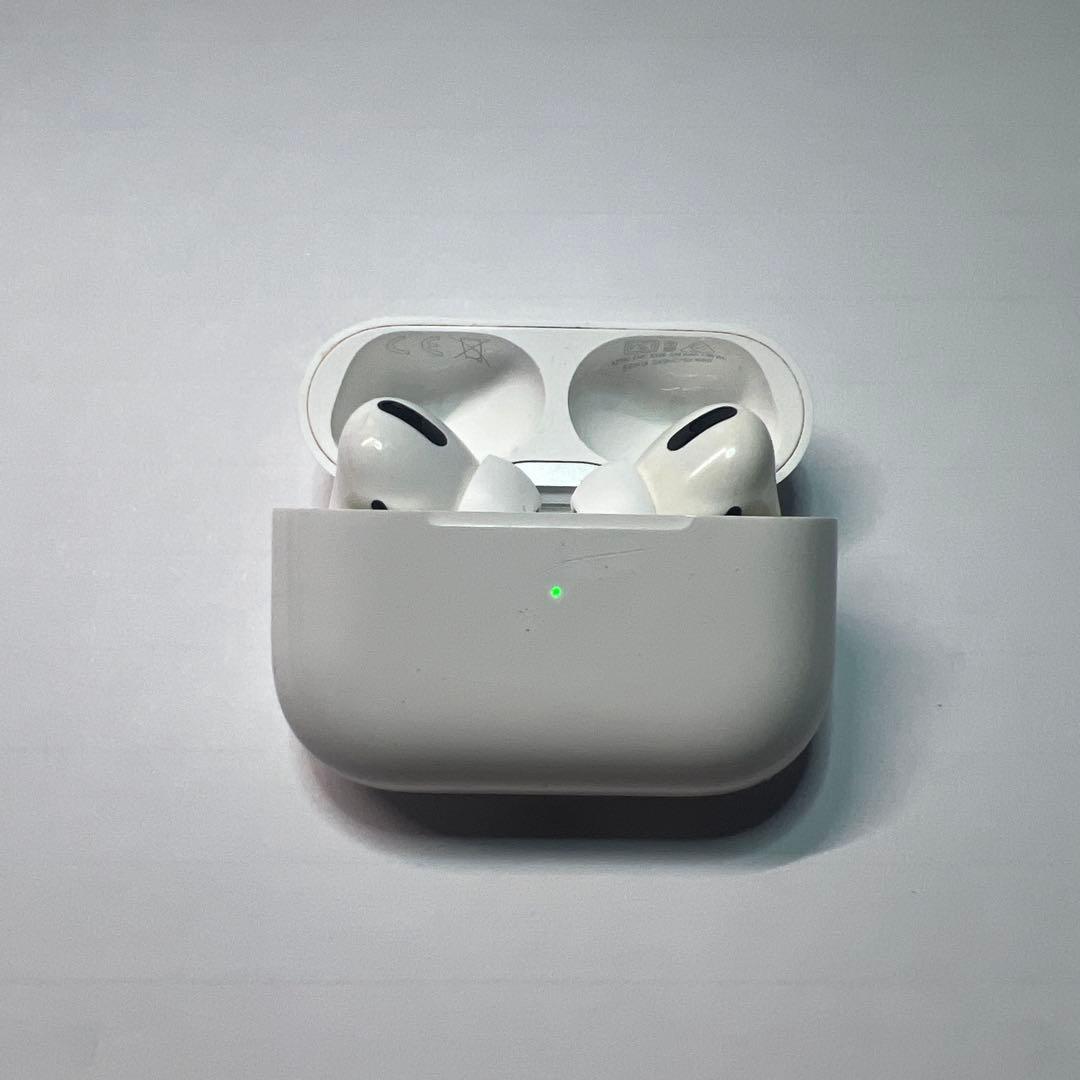 【動作確認済】AirPods Pro 本体 ホワイト 充電ケース付き