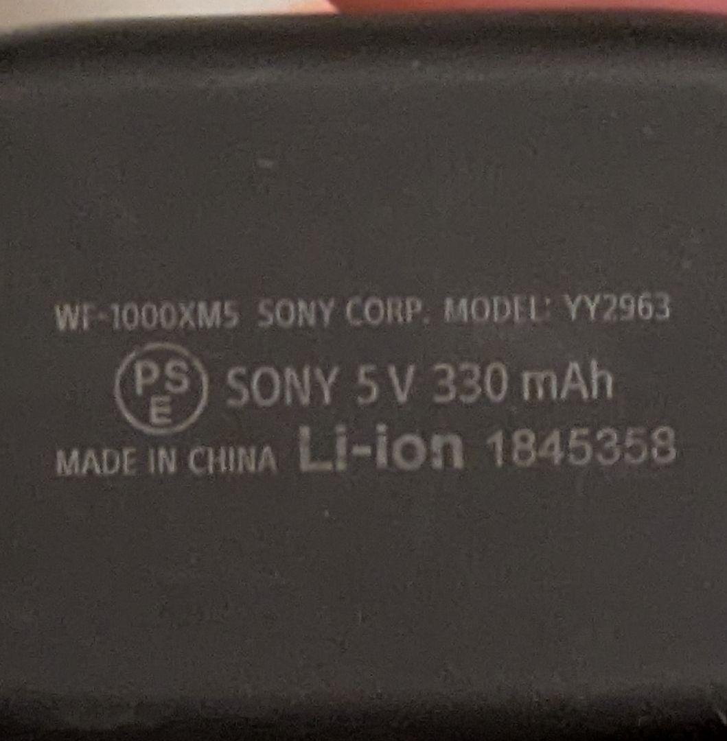 ソニー WF-1000XM5 充電ケースのみ