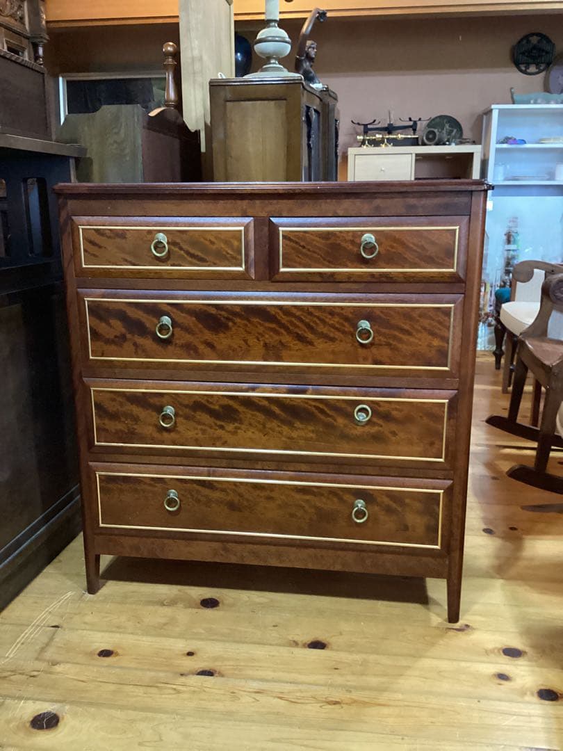 木製チェスト　4段　チェスト　収納家具　タンス