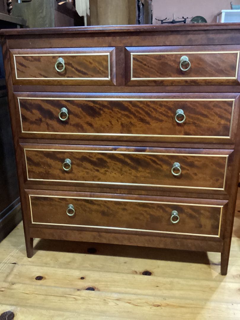 木製チェスト　4段　チェスト　収納家具　タンス