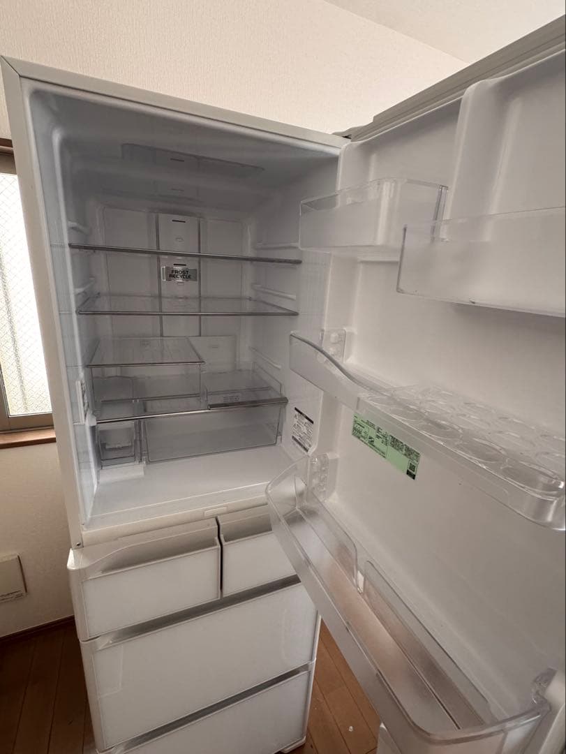 日立 HITACHI 冷蔵庫 R-S40S XW 5ドア 幅60 401L