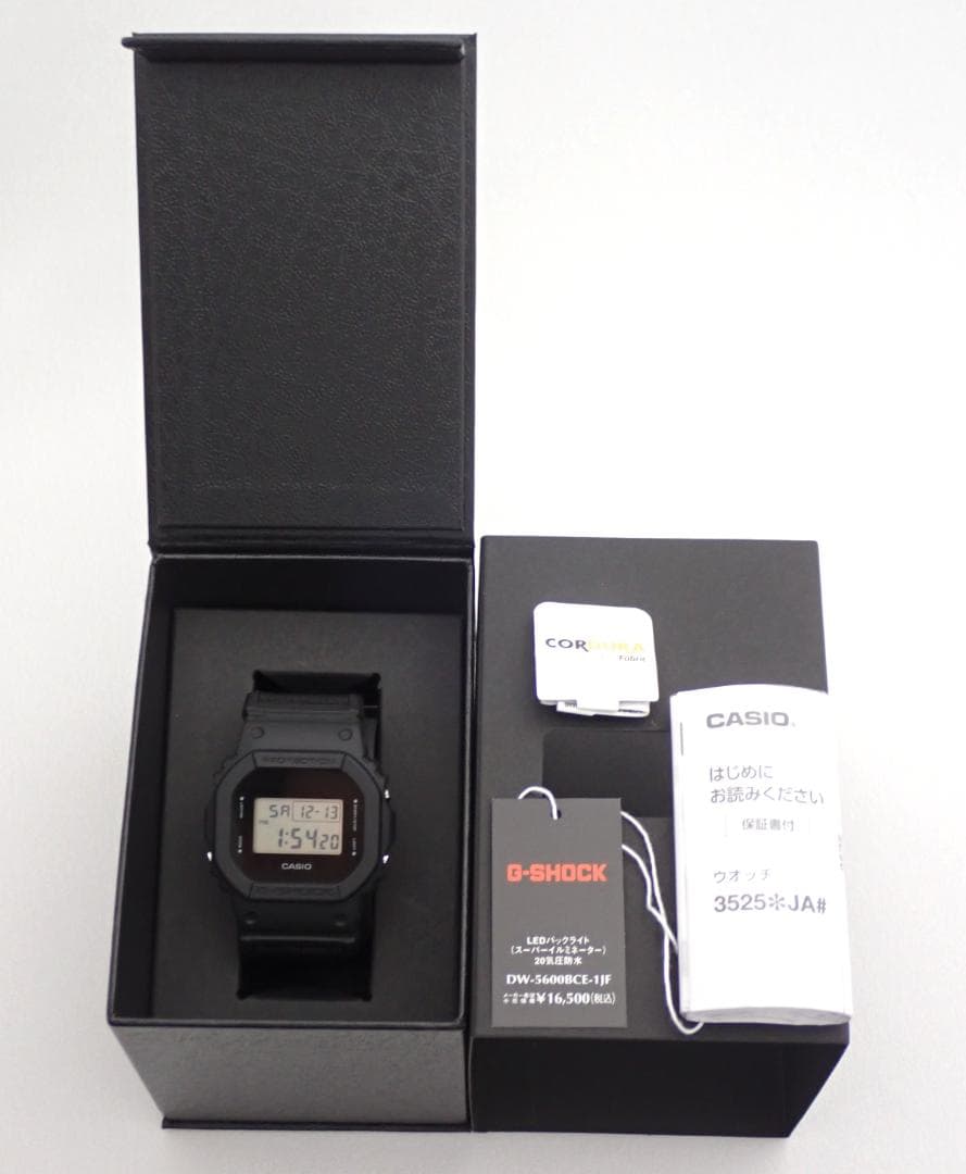 【１回だけ着用】美品 CASIO G-SHOCK DW-5600BCE-1JF