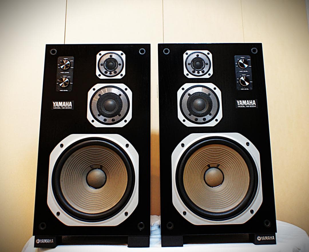 【超美品】YAMAHA ヤマハスピーカー NS-200M　整備インシュレータ付き