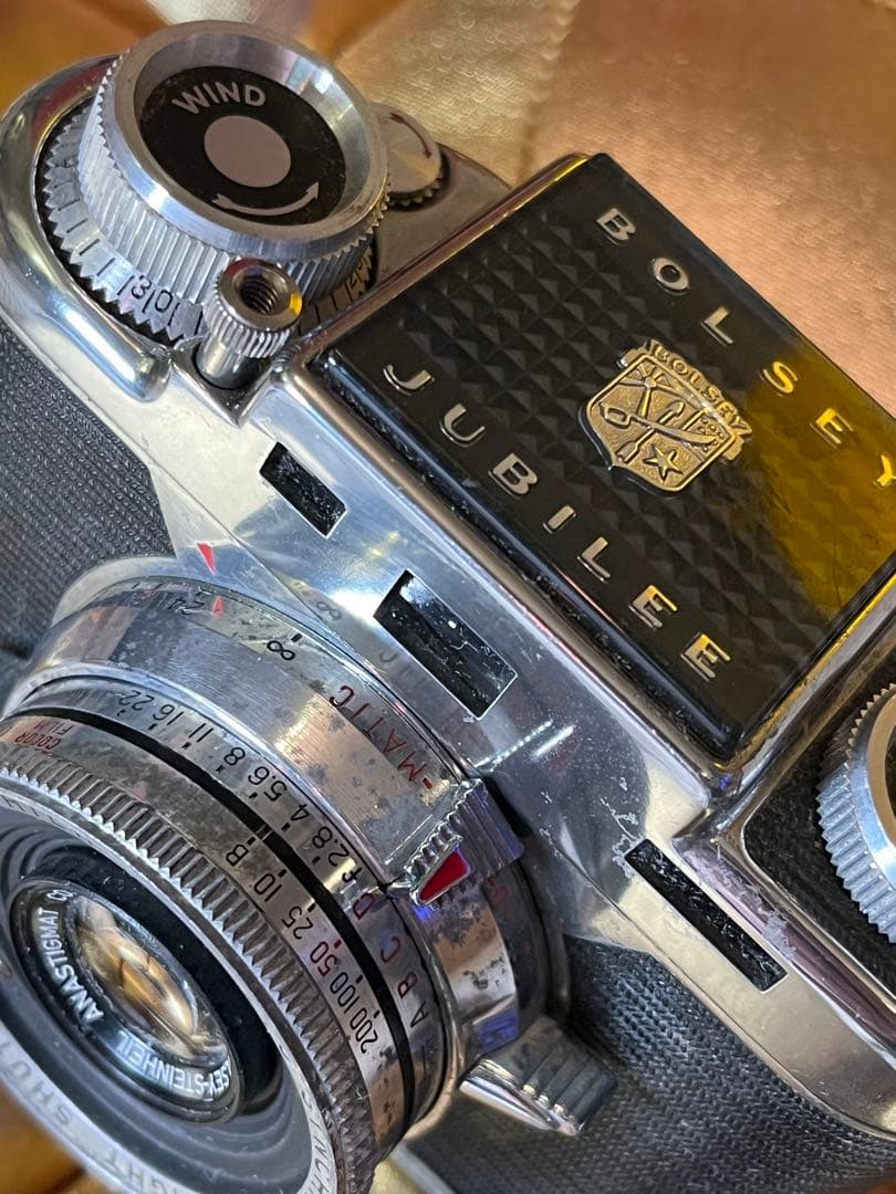 BOLSEY JUBILEE 45mm f2.8 革ケース付 並品