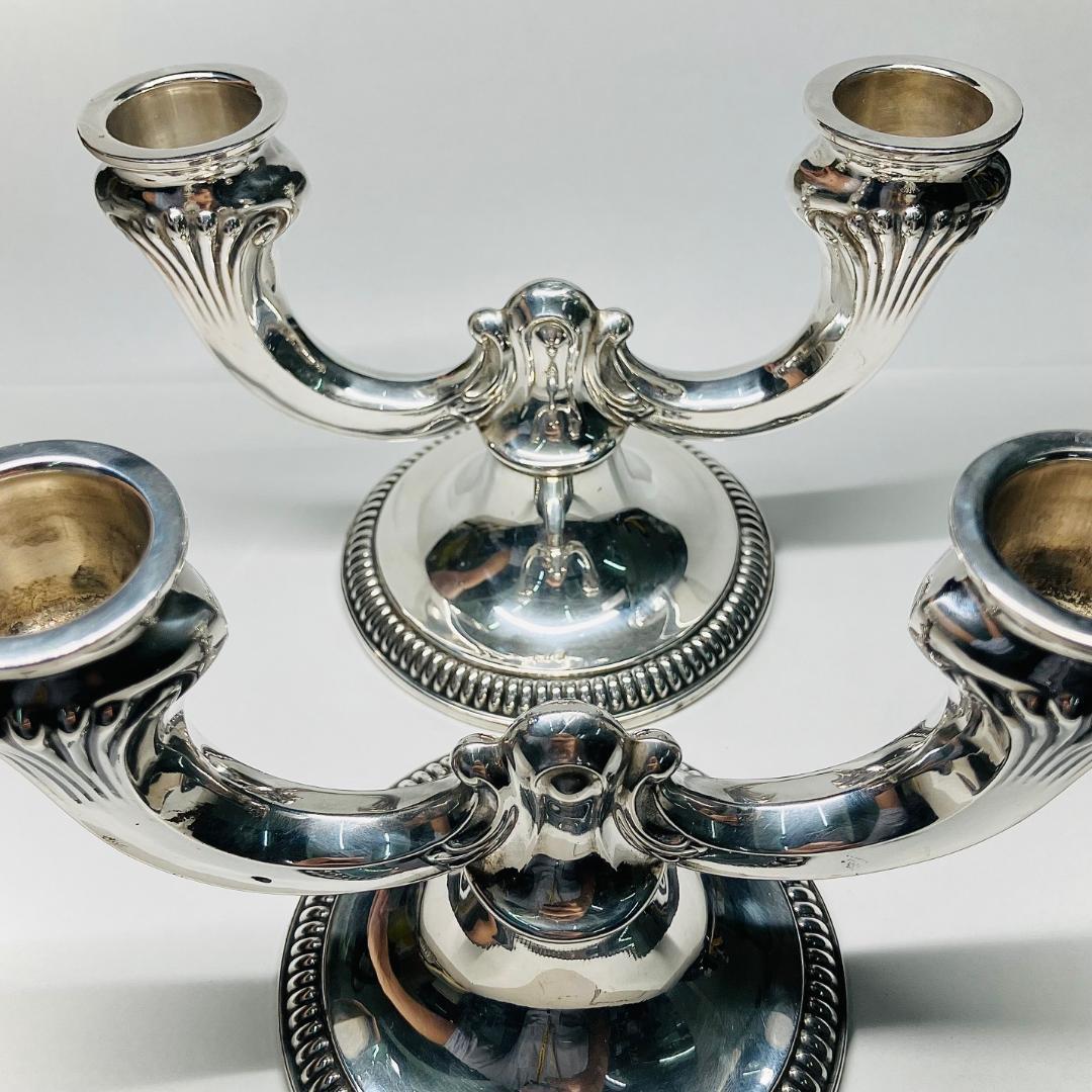 【Gottlieb Kurz】銀製燭台セット