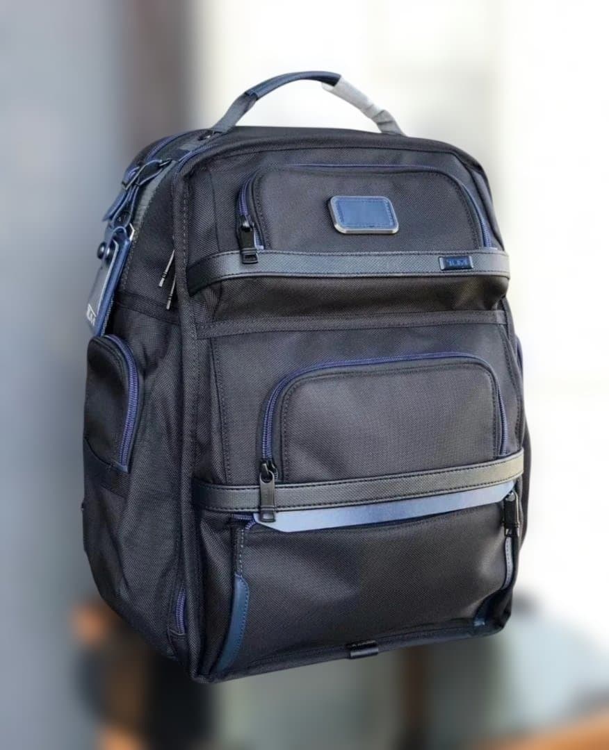 TUMI ALPHA3 バックパック ブルーライン