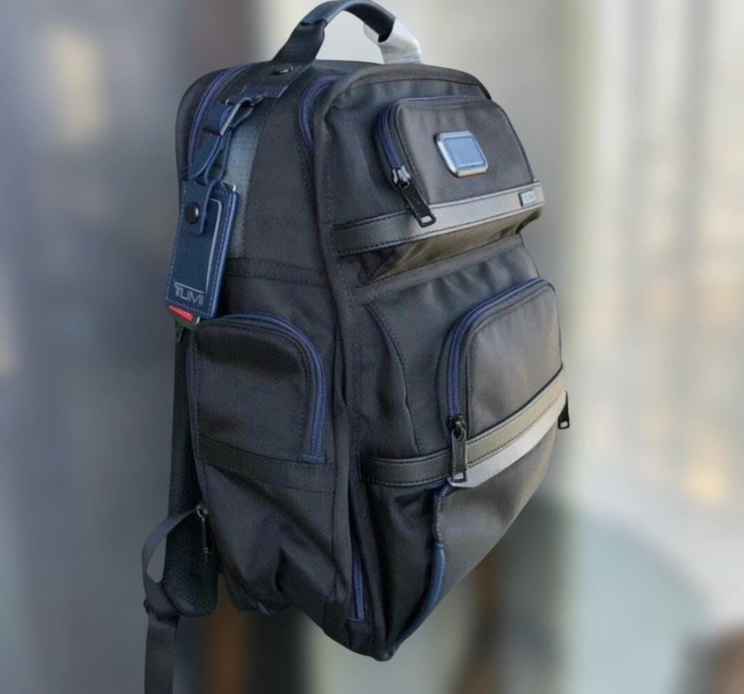 TUMI ALPHA3 バックパック ブルーライン