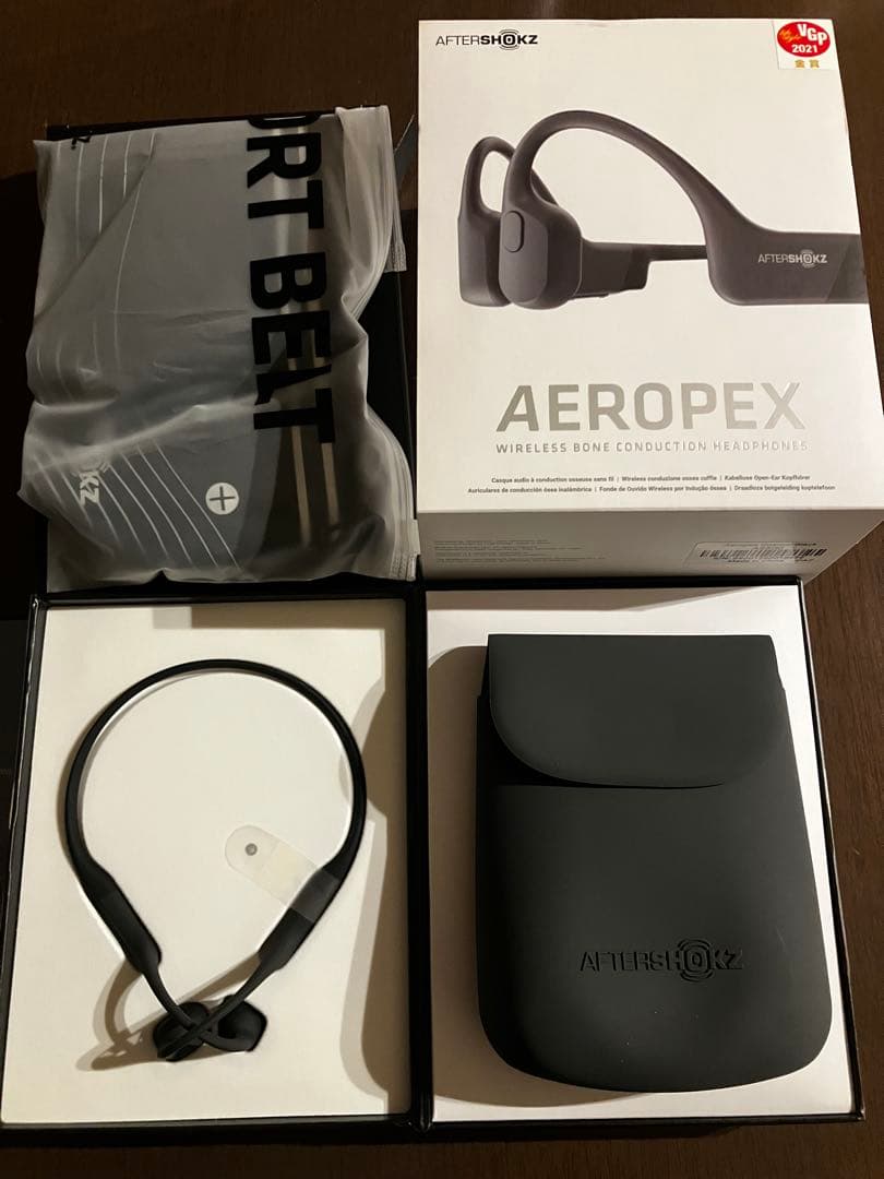 【新品・未使用】AFTERSHOKZ 骨伝導イヤホン AEROPEX AS800