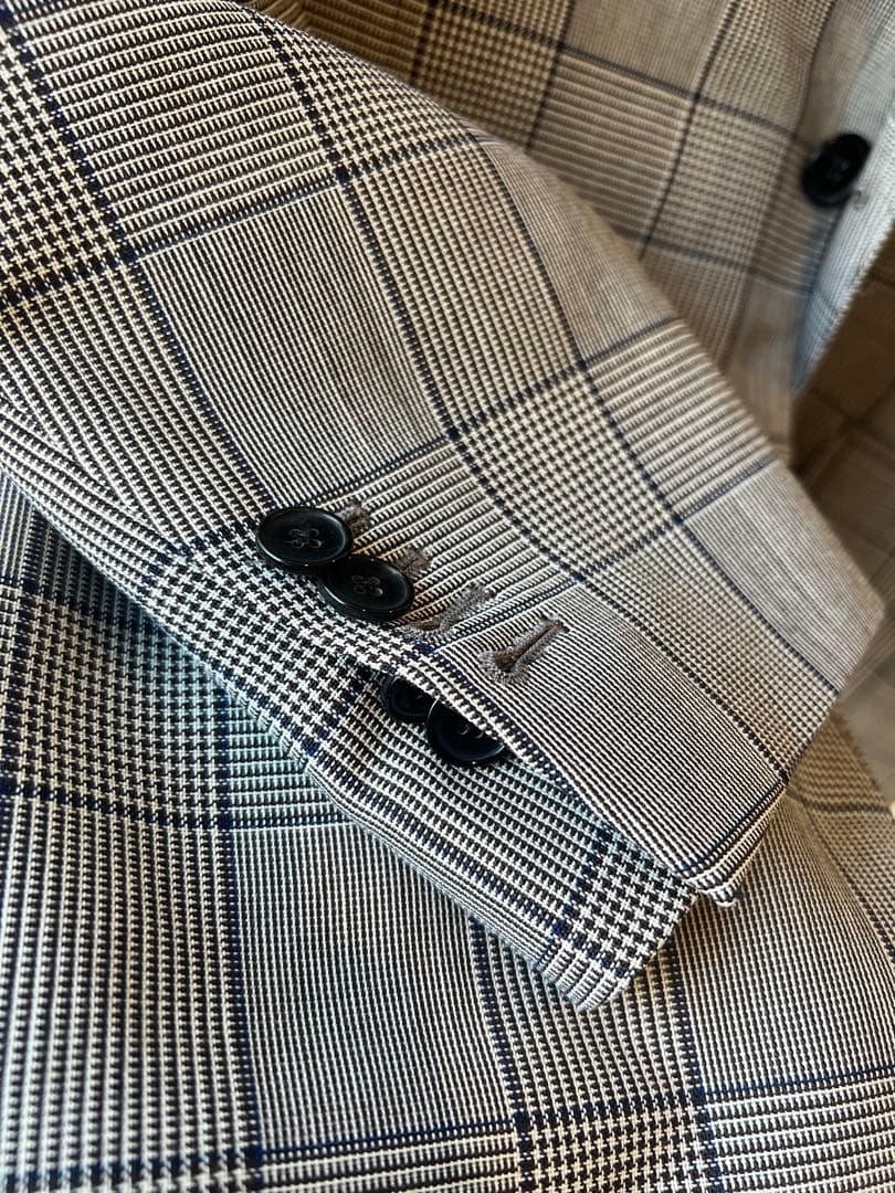 【極美品23万】 LARDINI ラルディーニ 3ピース スーツ 48