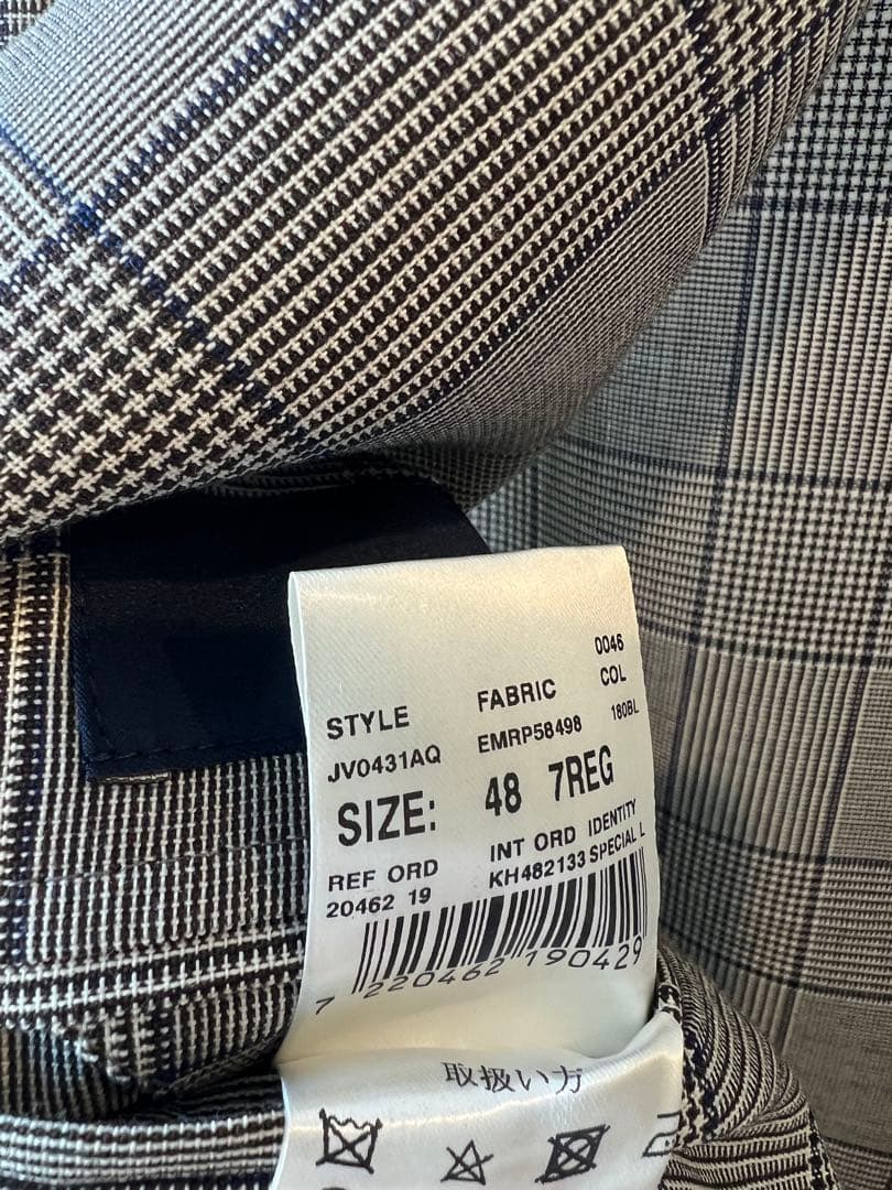 【極美品23万】 LARDINI ラルディーニ 3ピース スーツ 48