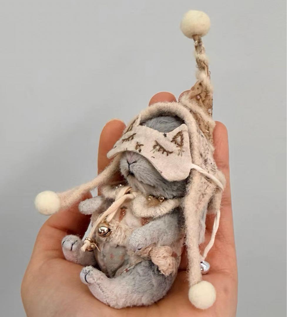 おやすみうさぎ アーティストベア テディバニー ぬいぐるみ 海外作家様