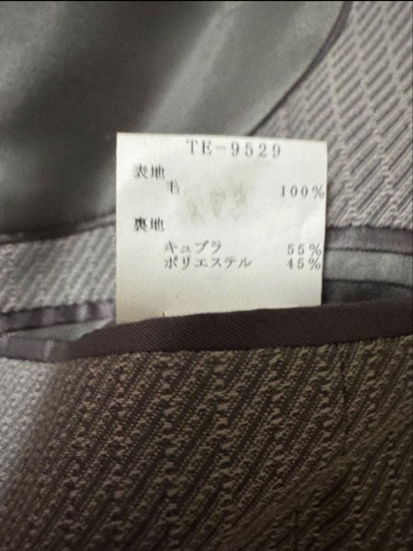 【新品未使用】MEN’S TENORAS 3BSスリーピーススーツ