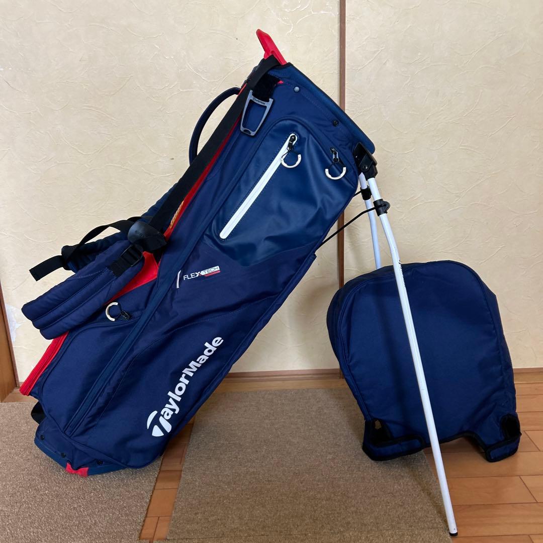 TaylorMade スタンドキャディバッグ ネイビー/レッド