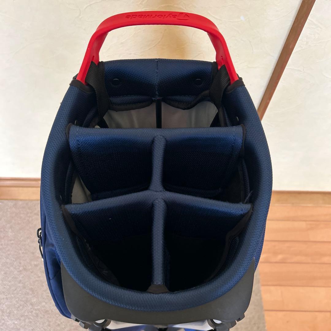 TaylorMade スタンドキャディバッグ ネイビー/レッド