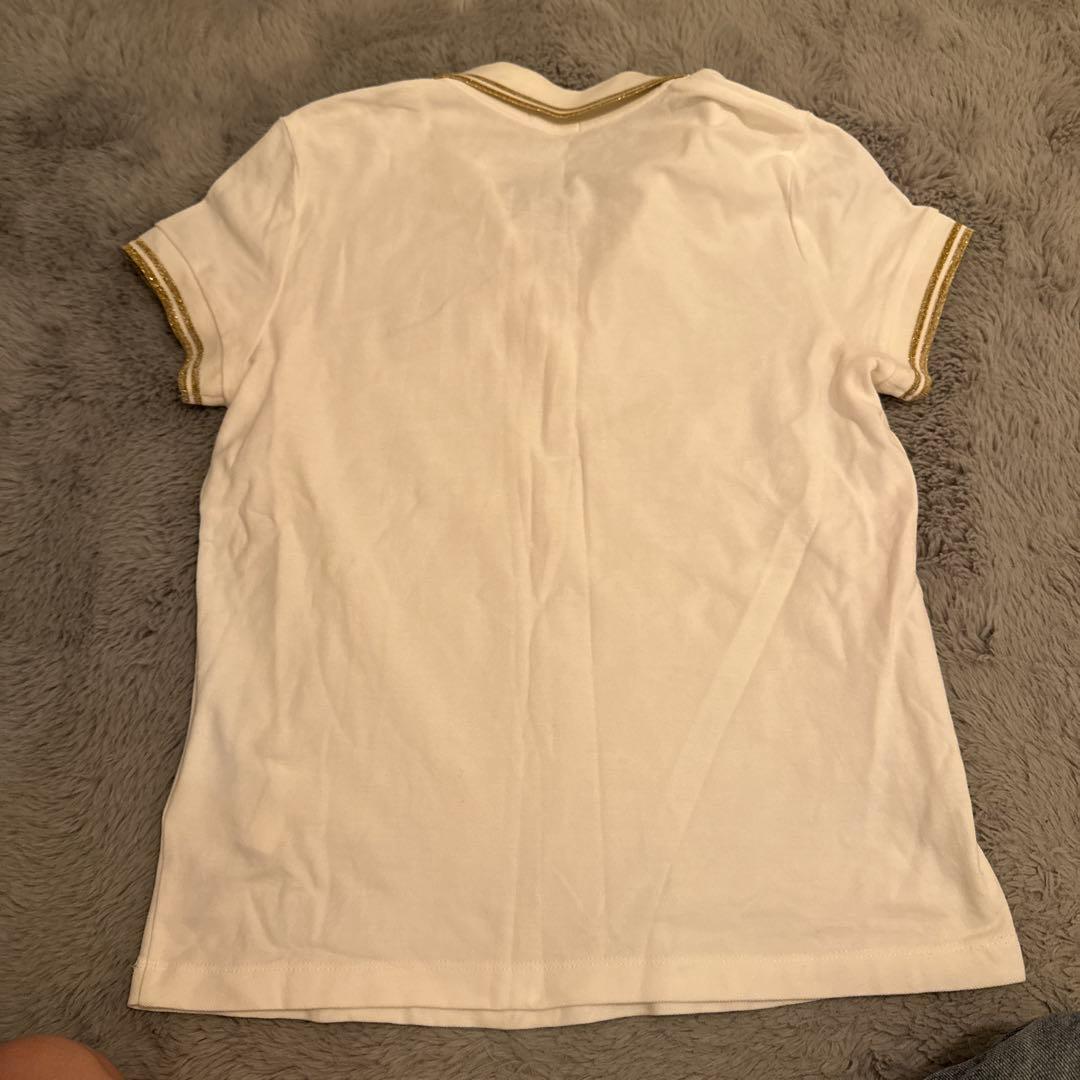 MONCLER ホワイト ポロシャツ 半袖　未使用