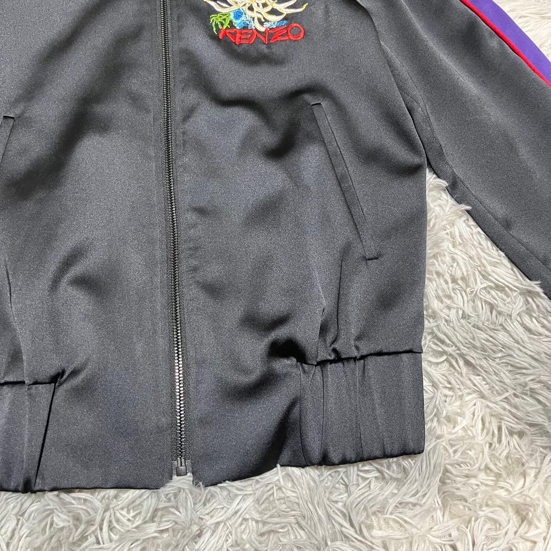 【未使用に近い】KENZO トラックジャケット BLACK〈定価95,700円〉