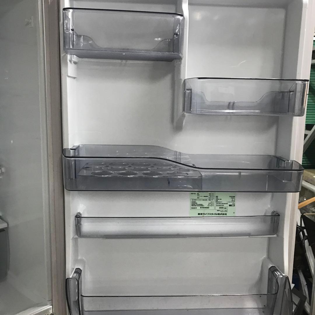 【美品】TOSHIBA　ノンフロン冷凍冷蔵庫　GR-R41GXV　2020年製