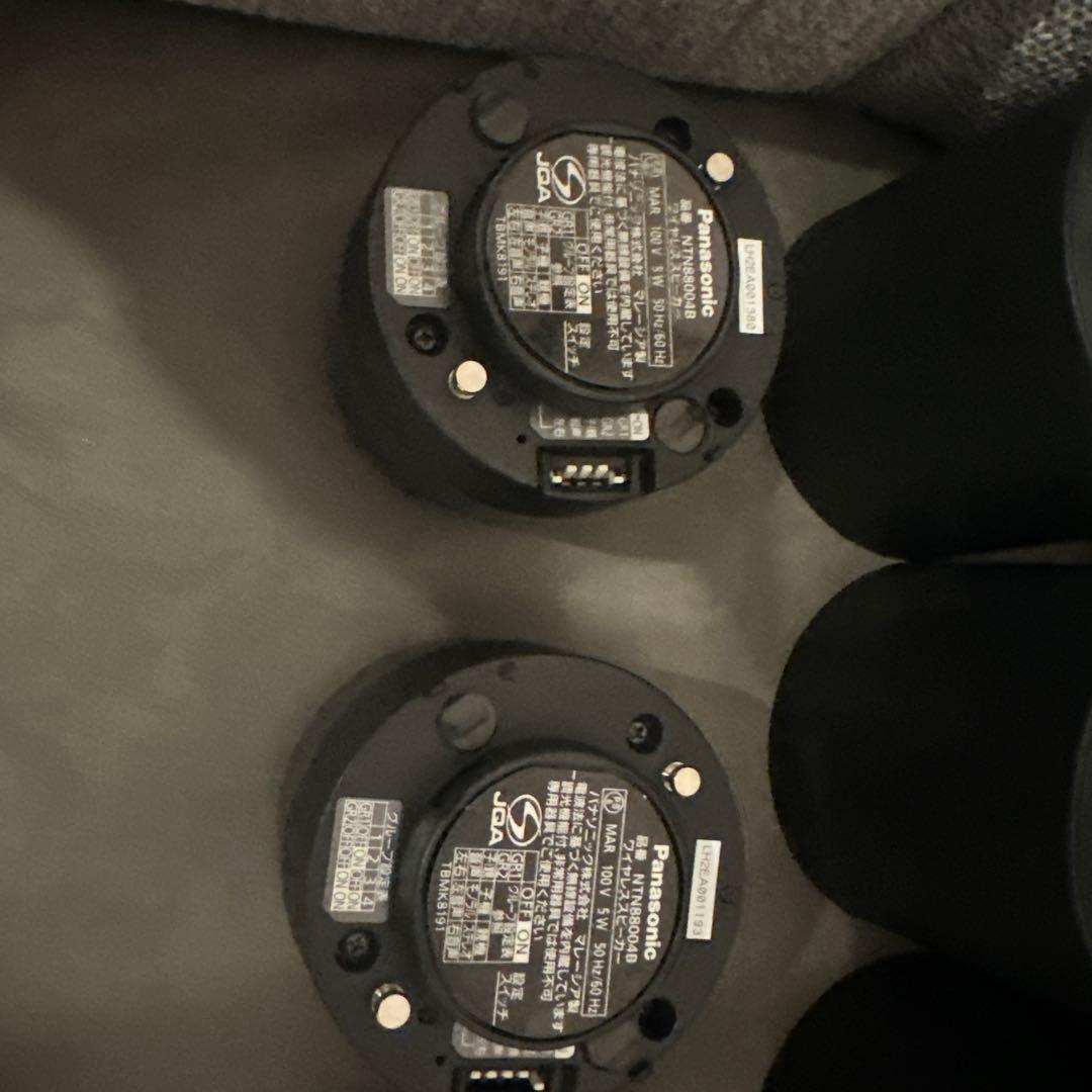 Panasonic ダクトレール用 XNT0007B スピーカー　2セット受信機