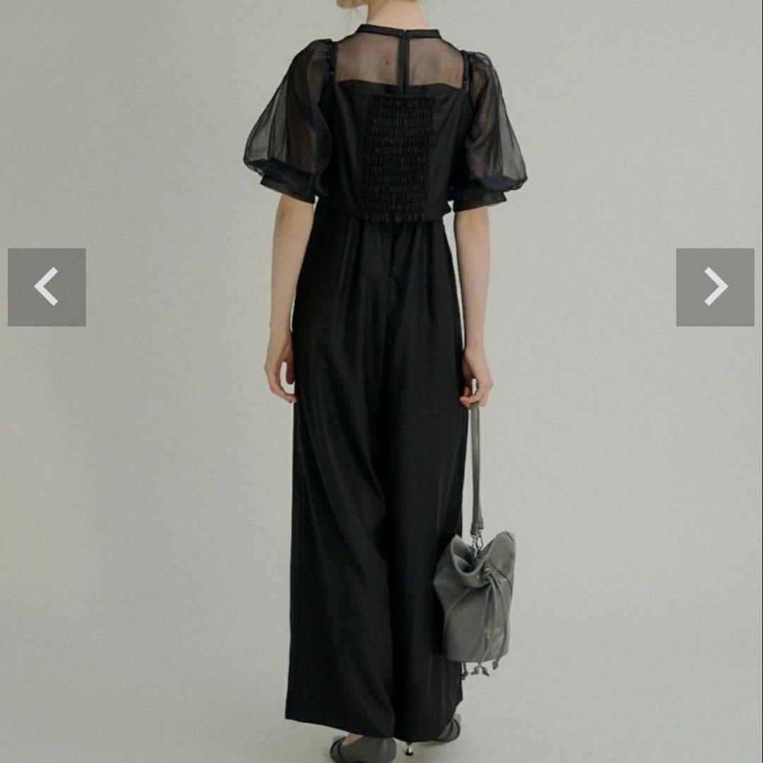 LERURE パーティードレス　フラワービスチェドレス