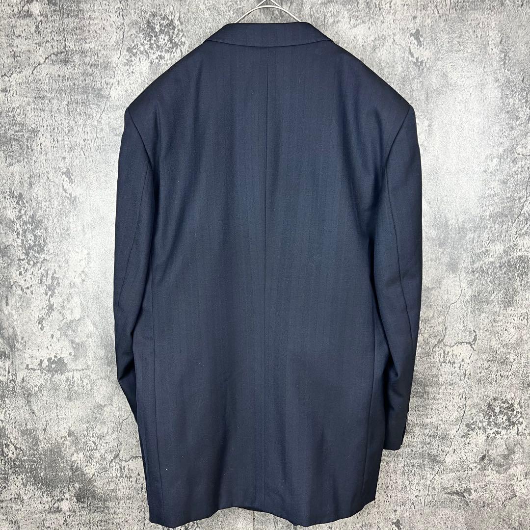 Christian Dior ダブルブレスト ウールジャケット ネイビー系