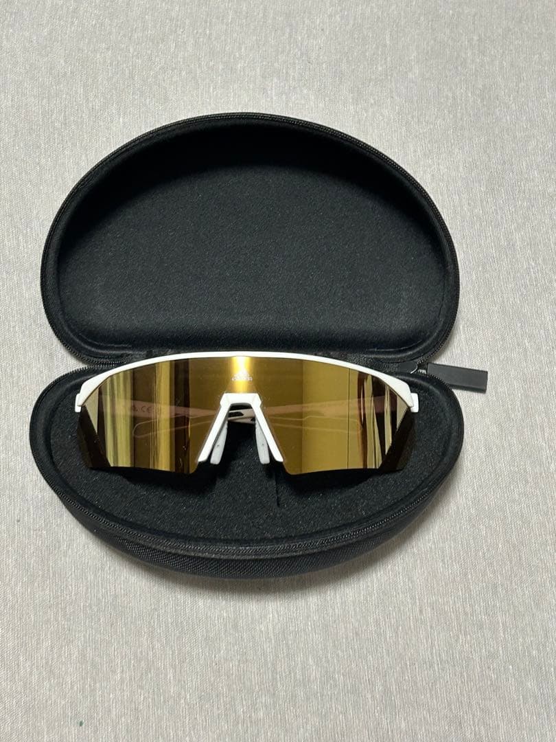 ランニングアディダスサングラス　#黒田朝日