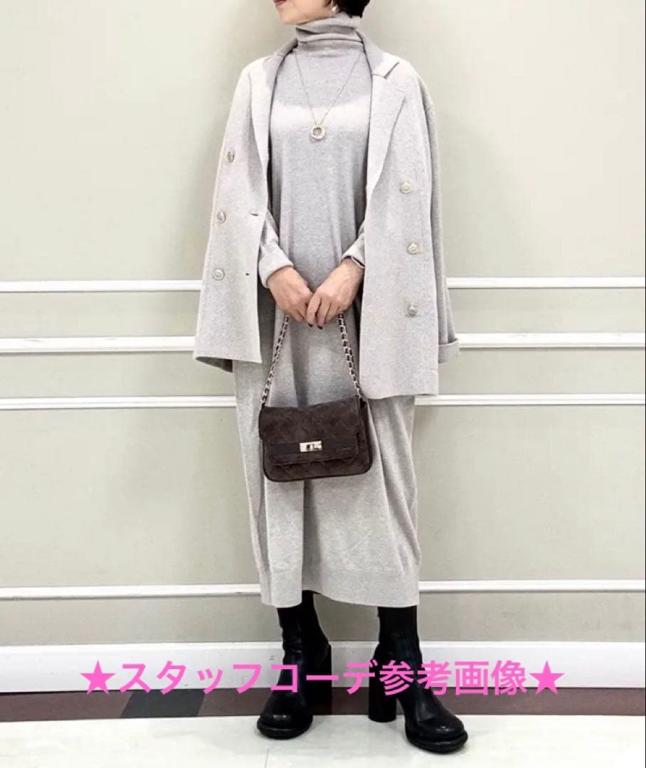 ♡23区♡今季 【見上愛さん着用】カシミヤブレンド ニット ジャケット♡ベージュ